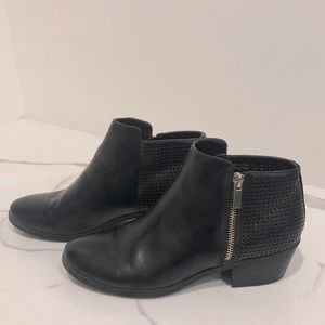 Call It Spring  black leather booties